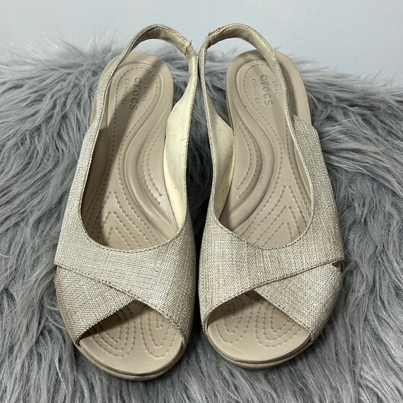 CROCS Shoes - CROCS  DUAL CROCS COMFORT  SANDALS SIZE 8W